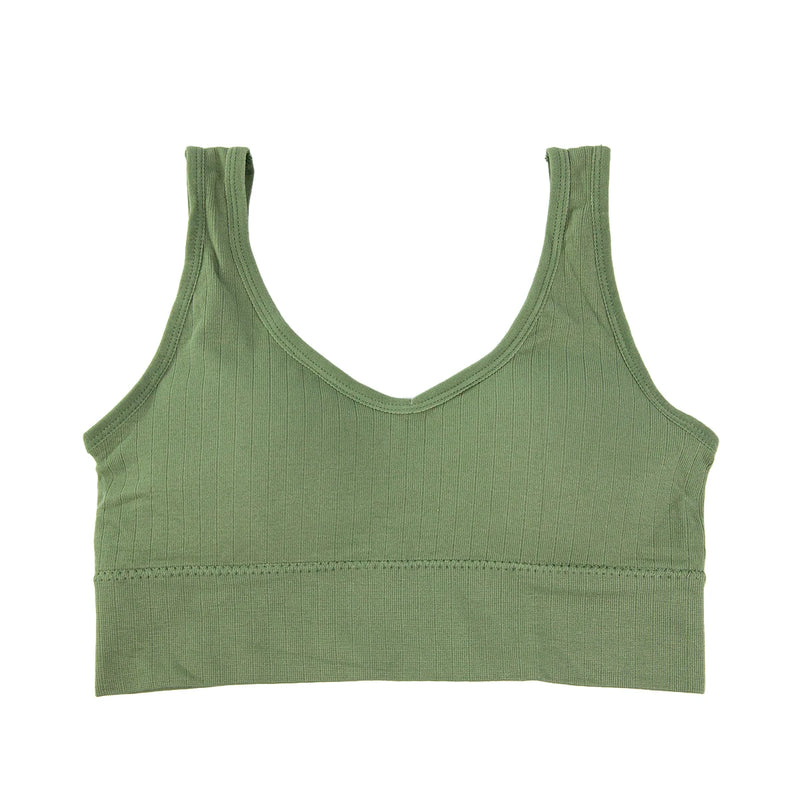 Conjunto de Fitness Feminino - Top Esportivo Sem Bojo e Sutiã Seamless