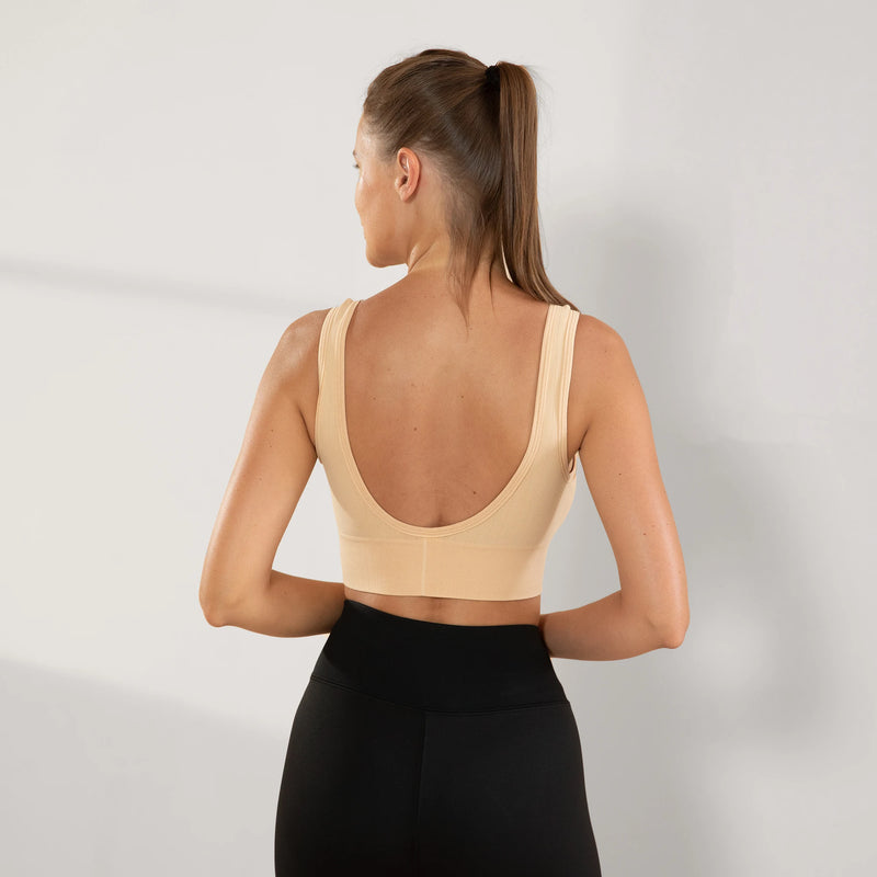 Conjunto de Fitness Feminino - Top Esportivo Sem Bojo e Sutiã Seamless