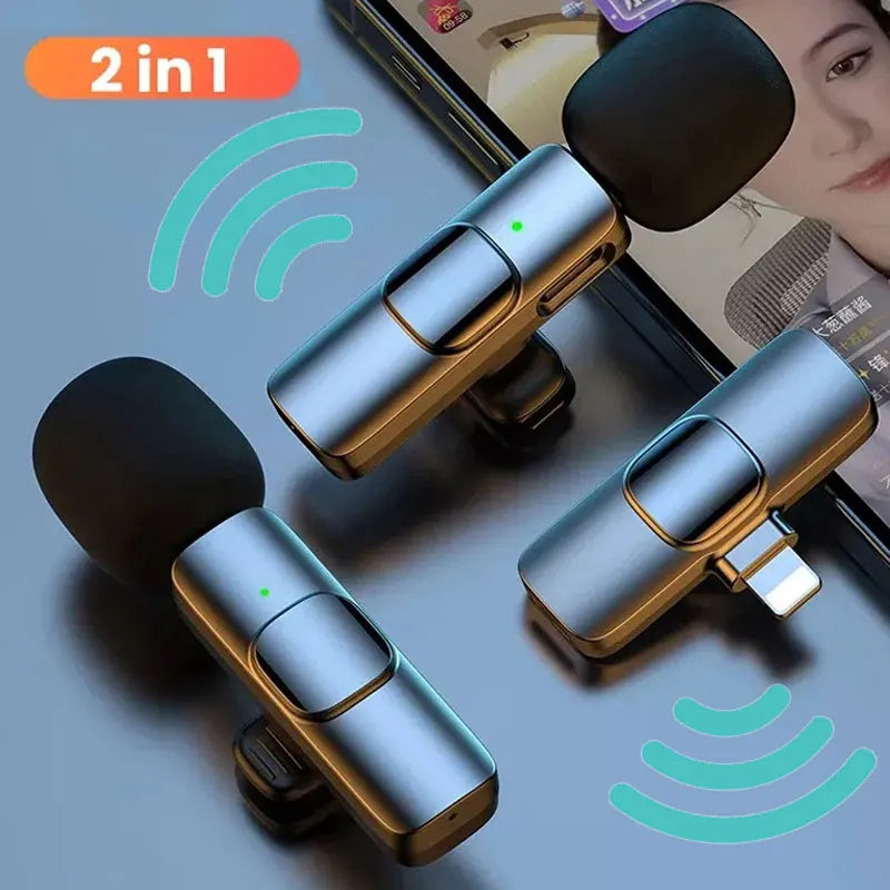 Microfone de Lapela - Áudio Profissional para Gravação e Transmissão