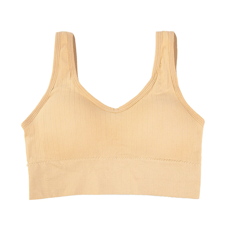 Conjunto de Fitness Feminino - Top Esportivo Sem Bojo e Sutiã Seamless