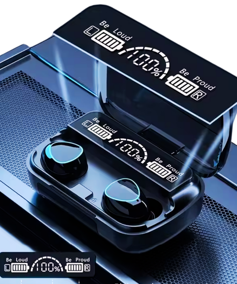 Fone M10 Pro – Bluetooth 5.1 com Display LED e Case Carregador